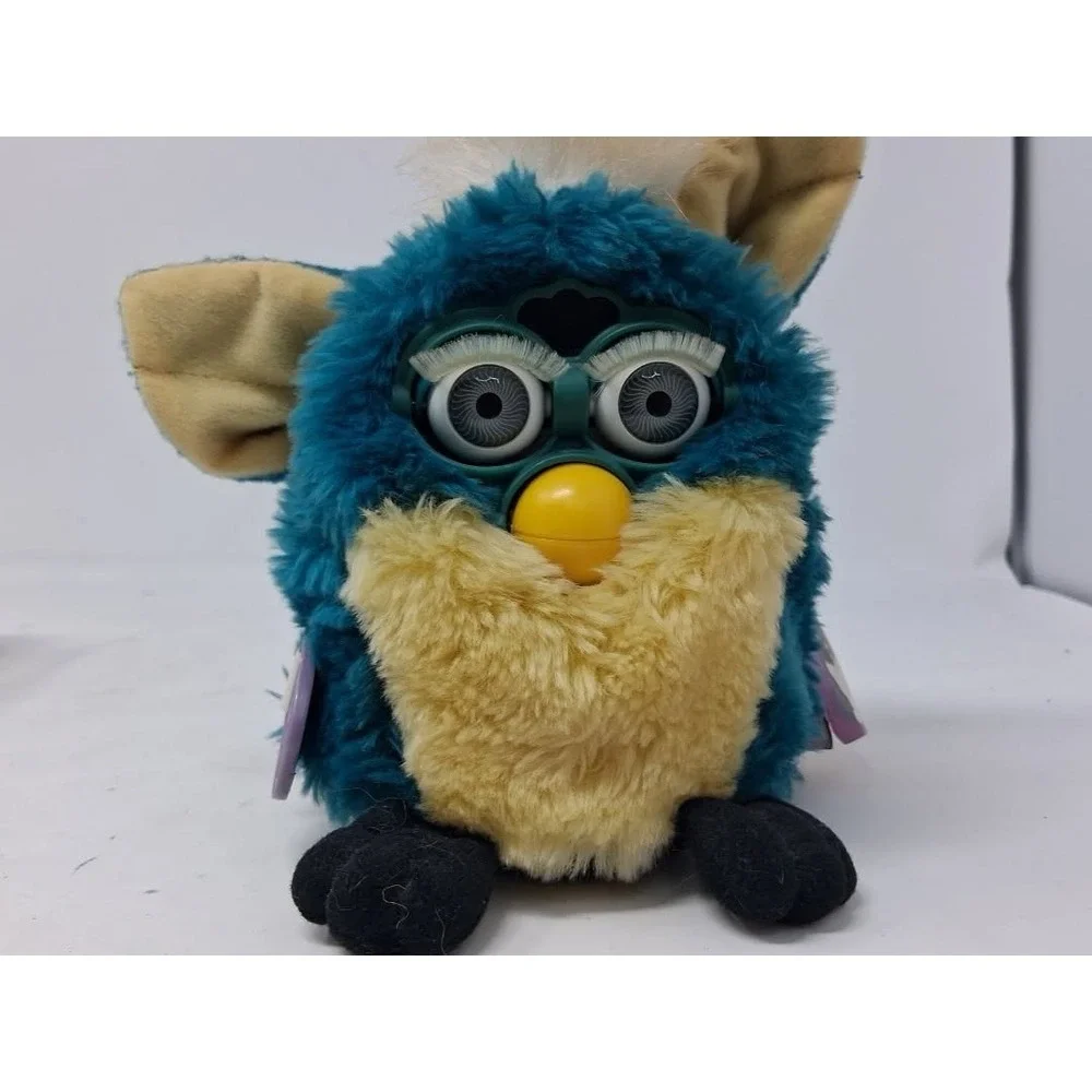 Tiger Electronics Furby Yellow Blue Dragon Series Tested Not Working. R